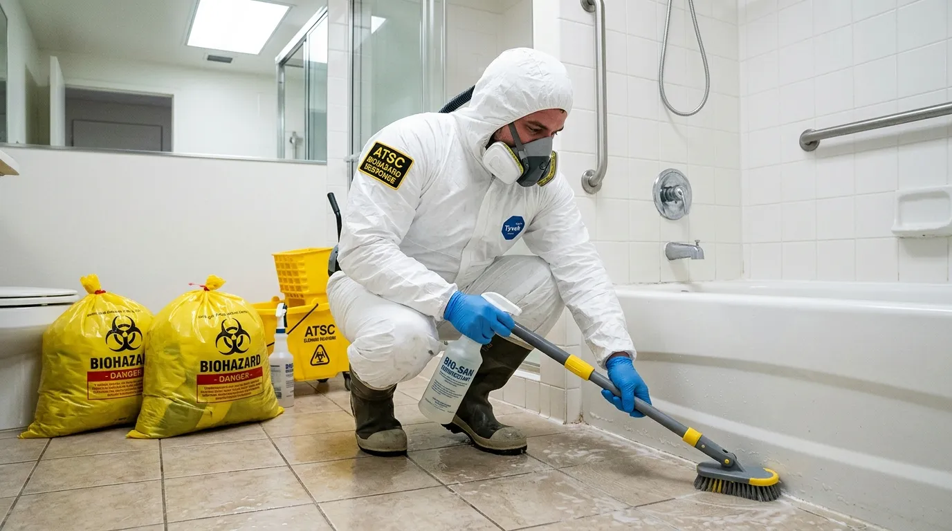 Decontamination equipment deployed for Blood Cleanup in Morgan Hill